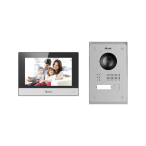 Products: HiLook 2-Wire Hybrid IP Video Intercom Kit - Majhu Security