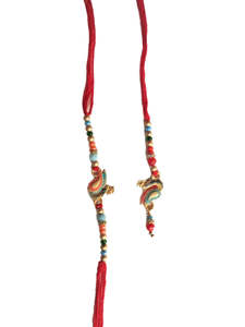 Bhaiya Bhabhi Rakhi: Bhaiya Bhabhi Peacock Multicolour Rakhi