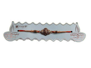 Rakhi Flower Pattern Two Stones