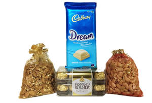 Chocolate & Nuts Combo with beautiful individual packaging