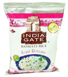 Rice Rice: India Gate Feast Rozzana Basmati Rice 1kg