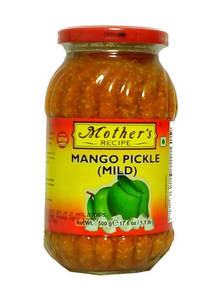 Pickles: Mothers Recipe Mango Pickle (Mild) 500g