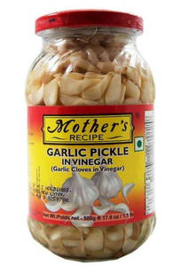 Pickles: Mothers Recipe Garlic Pickle In Vinegar 500g