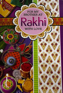 Rakhi Cards: Rakhi With Love Card