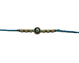 Evil Eye light Blue Thread