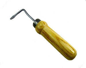 Hoof Care Accessories: HOOF PICK WOOD HANDLE