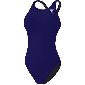 TYR Girl's Navy Durafast Elite Maxfit Swimsuit
