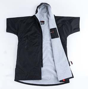 Clearance: Dryrobe Short Sleeve Black Grey