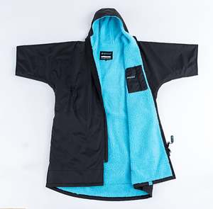 Clearance: Dryrobe Short Sleeve Black Blue