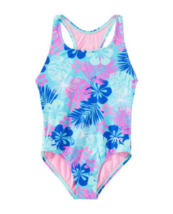 Clearance: TYR Girl's Blue/Multi Luau Ella Maxfit Swimsuit