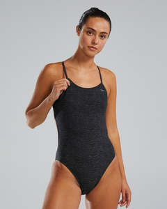 TYR WOMEN'S LAPPED CUTOUTFIT - BLACK