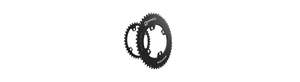 Rotor Chainrings Q Rings 107x4 For SRAM AXS Cranks
