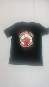 T Shirts: Printed Samoan Bull T.Shirts