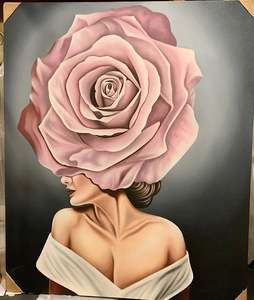 Frontpage: Flower Girl Canvas Wall Art