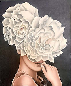 Frontpage: Flower Girl Canvas 2 Wall Art