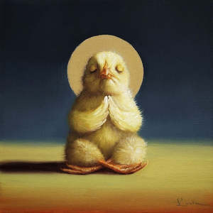Art: Yoga Chick Lotus