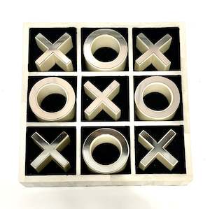 Noughts & Crosses Bone & Resin