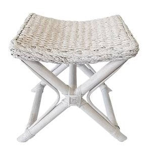 Furniture: Colonial Stool - White