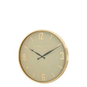Clocks: Monroe Wall Clock - Gold