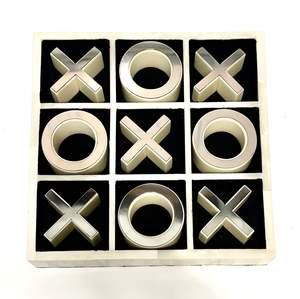 Games: Noughts & Crosses Bone & Resin