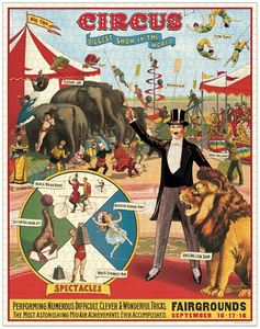 Games: Cavallini Circus 1000 pce Puzzle
