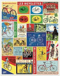 Cavallini Bicycles 1000 pce Puzzle