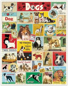 Cavallini Dogs 1000 pce Puzzle