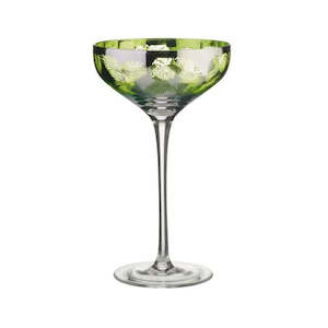 Tropical Leaves Champagne Saucer set of 2