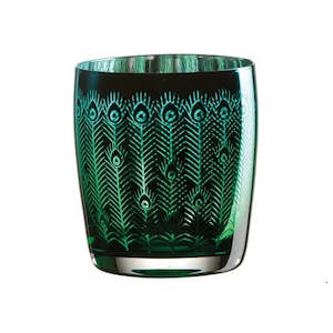 Glassware: Peacock Tumblers