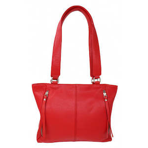 Red Leather Handbag