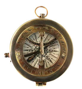 Brass: Brass Sundial / Compass