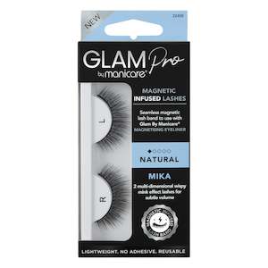 Lashes: Glam by Manicare Pro Magnetic Infused Lashes Mika