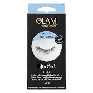 Lashes: Glam by Manicare Lift & Curl Tilly - Natural