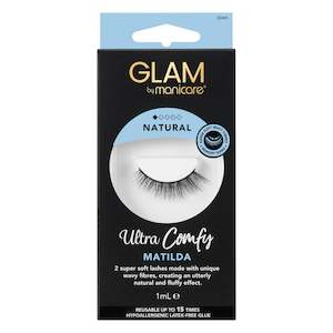 Glam By Manicare: Glam Ultra Comfy Lashes Natural – Matilda