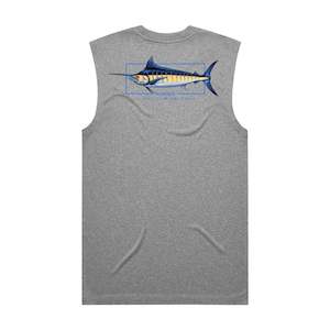Tees: Simms Artist Tank | Blue Marlin Grey Marle