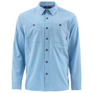 Shirts: Simms Double Haul Shirt | Faded Denim