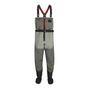 Simms Waders: Simms Freestone Z Fly Fishing Waders - Smoke