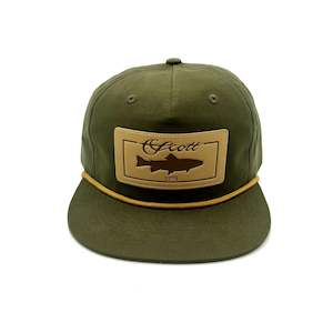 Scott Fly Rods: Scott Leather Patch Hat