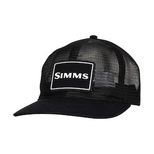 Simms Mesh All Over Trucker Cap | Black