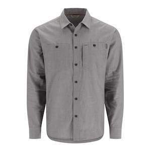 Simms Cutbank Chambray Long Sleeve Shirt | Cinder