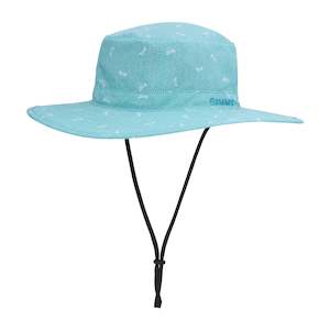Simms Womens Sportswear: Simms Womens Superlight Solar Sombrero | Dragonfly Gulf Blue
