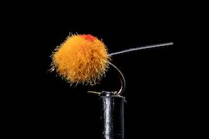 Nymphs 1: Flashtail Glo Bug Orange Fishing Fly | Manic Fly Collection
