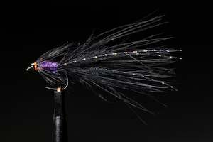 Streamers: Snowy Bugger Purple Fishing Fly | Manic Fly Collection