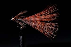 Streamers: Snowy Bugger Naths Brown Fishing Fly | Manic Fly Collection