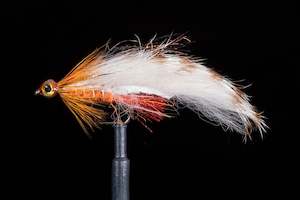 Streamers: Mega Rabbit Orange Fishing Fly | Manic Fly Collection