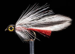 Mega Taupo Tiger Red Fishing Fly | Manic Fly Collection