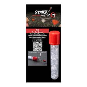 NZ Strike Indicator Pre-Cut Sleeves & Vial