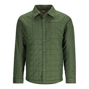 Simms Insulation: Simms Fall Run Hybrid Shacket | Riffle Green