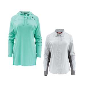 Simms Womens Sportswear: WOMEN’S SAMPLE SALE SIZE S BAG #11-13