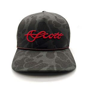 Scott Fly Rods: Scott Dark Camo Rope Hat